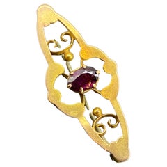 Garnet Brooches
