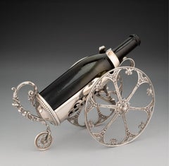 Antique Art Nouveau Canon Table Wine Holder Bottle Display Stand Server by WMF