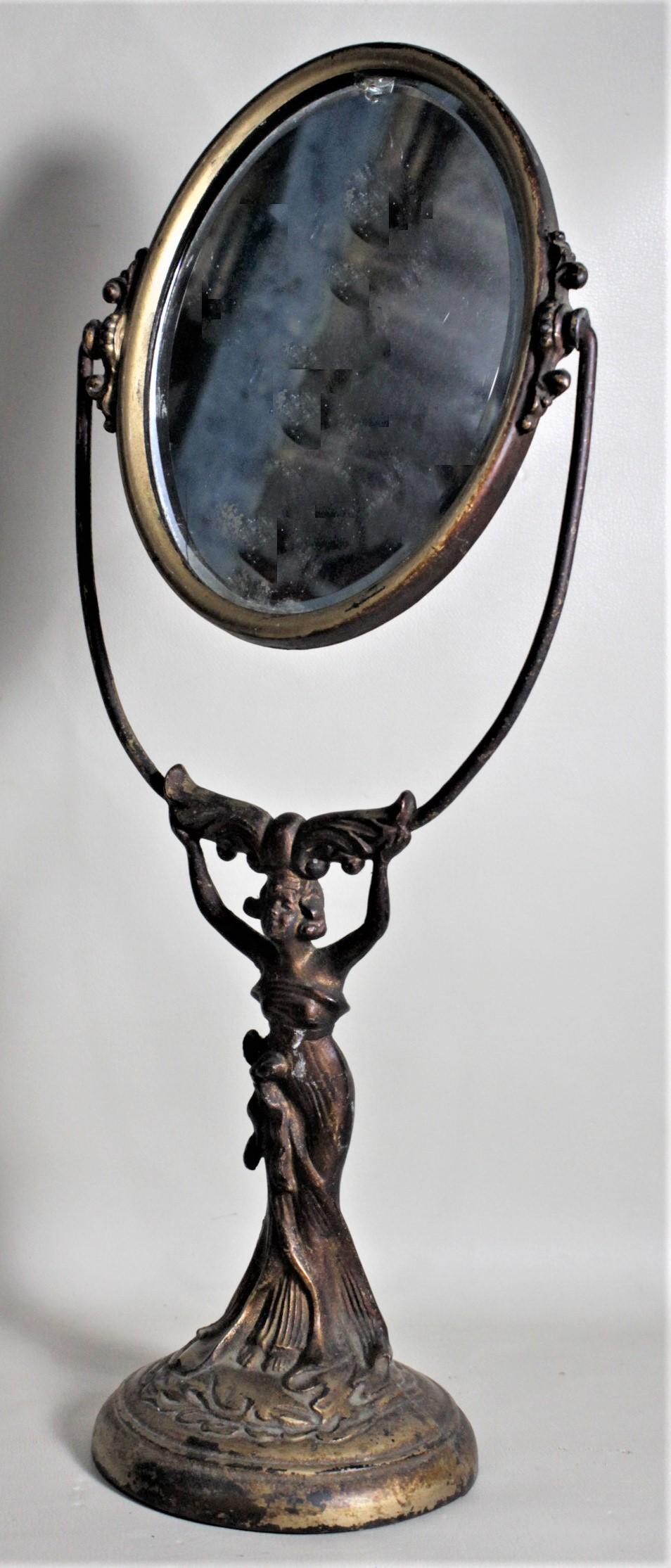 art nouveau vanity mirror