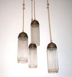 Plafonnier ancien Art Nouveau de Josef Hoffmann