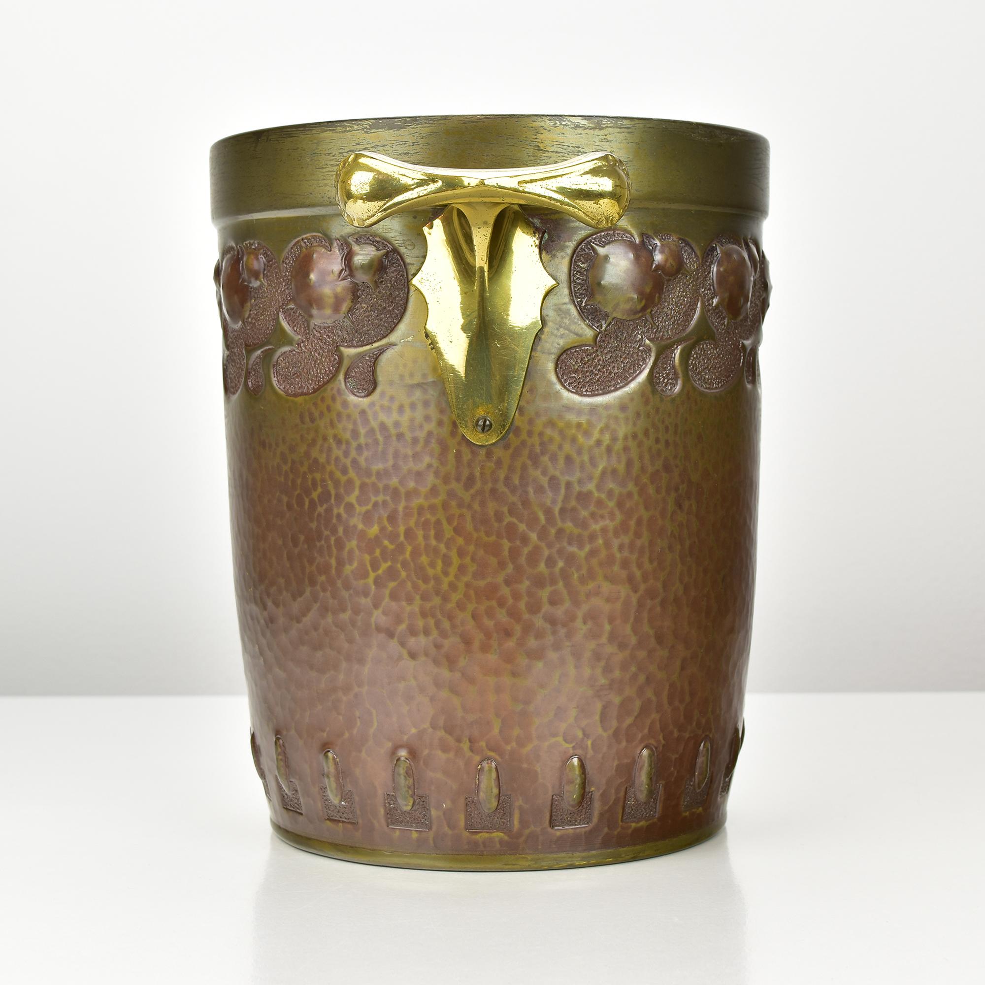Antigua Cubitera / Enfriador de Vino Art Nouveau de Ludwig Vierthaler en Bueno estado para la venta en Bad Säckingen, DE