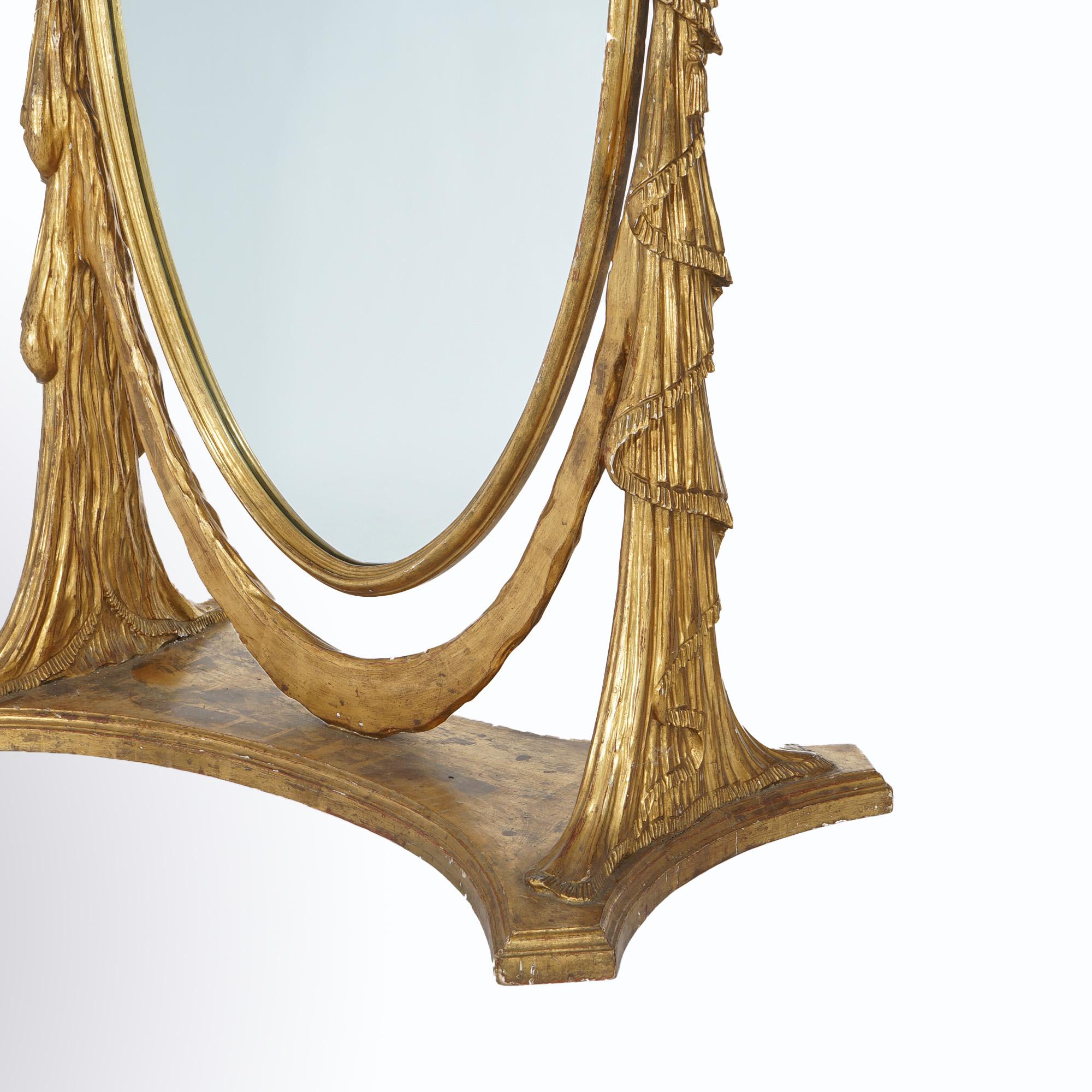 antique art nouveau mirror