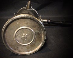 Antique Art Nouveau Coffee Pot – Brass & Copper with Ornate Swing Arm - 2Y44