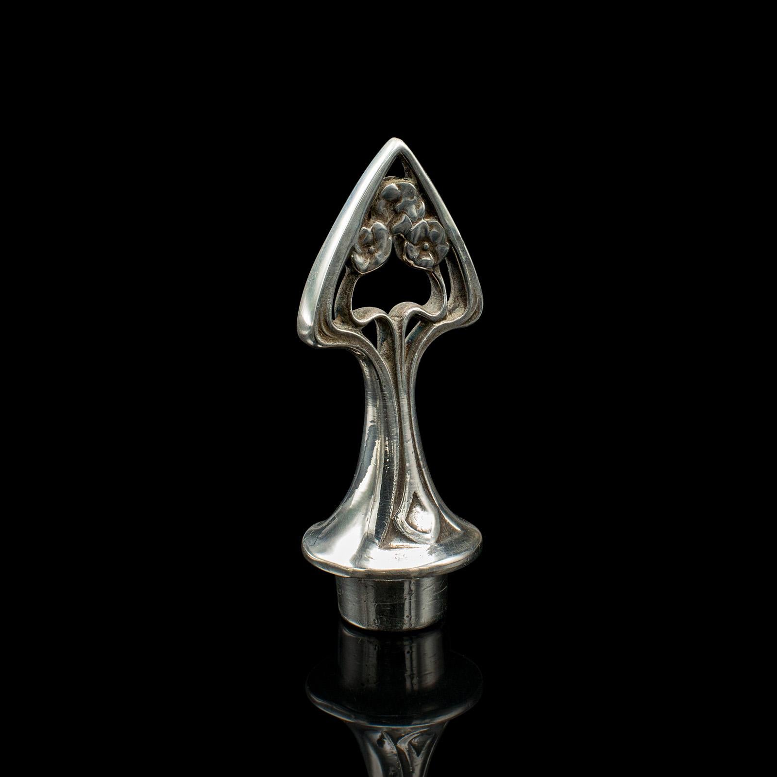 Antique Art Nouveau Decanter, German, Decorative, Spirit Ewer, Victorian, C.1900 For Sale 5