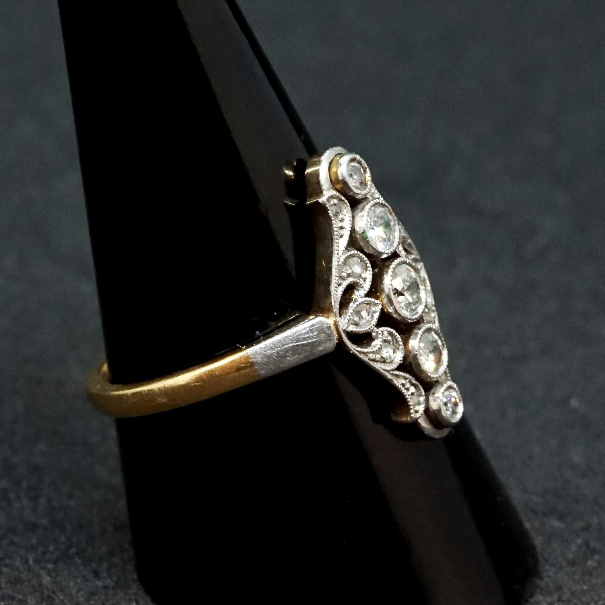 vintage 1900 engagement rings