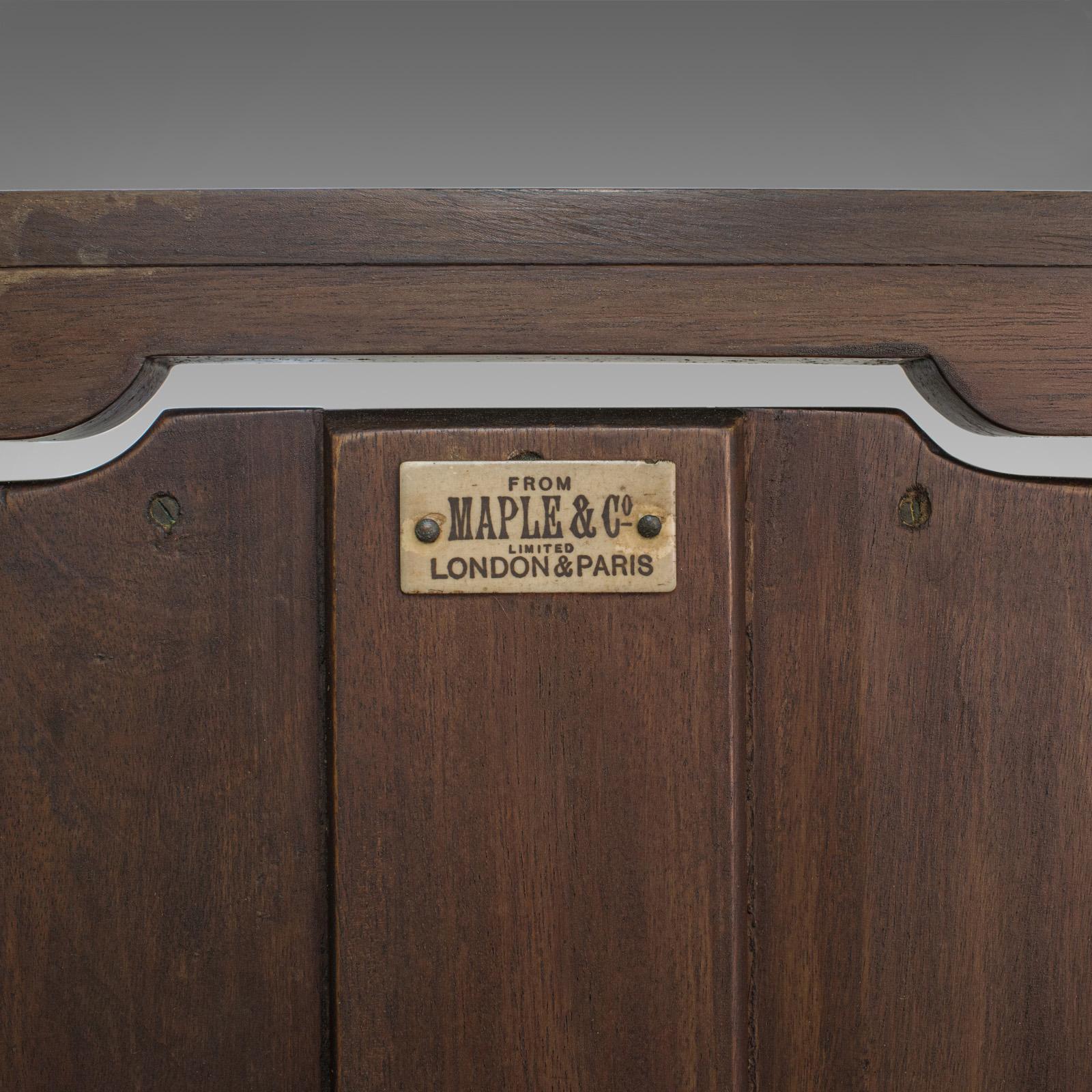 Antique Art Nouveau Dressing Table, English, Maple and Co., Mahogany, circa 1890 2