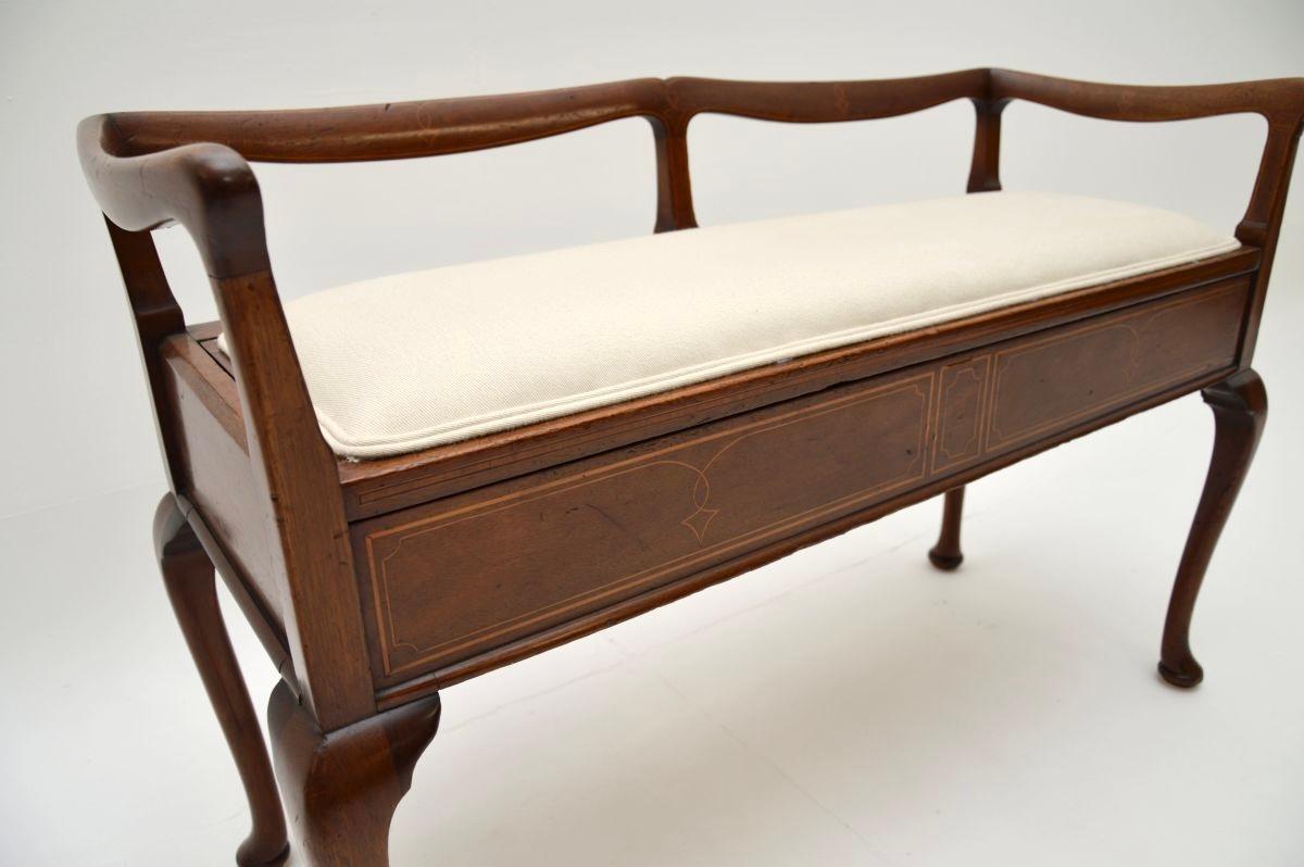 Sgabello / Panca per pianoforte Duet in stile Art Nouveau antico in vendita 1