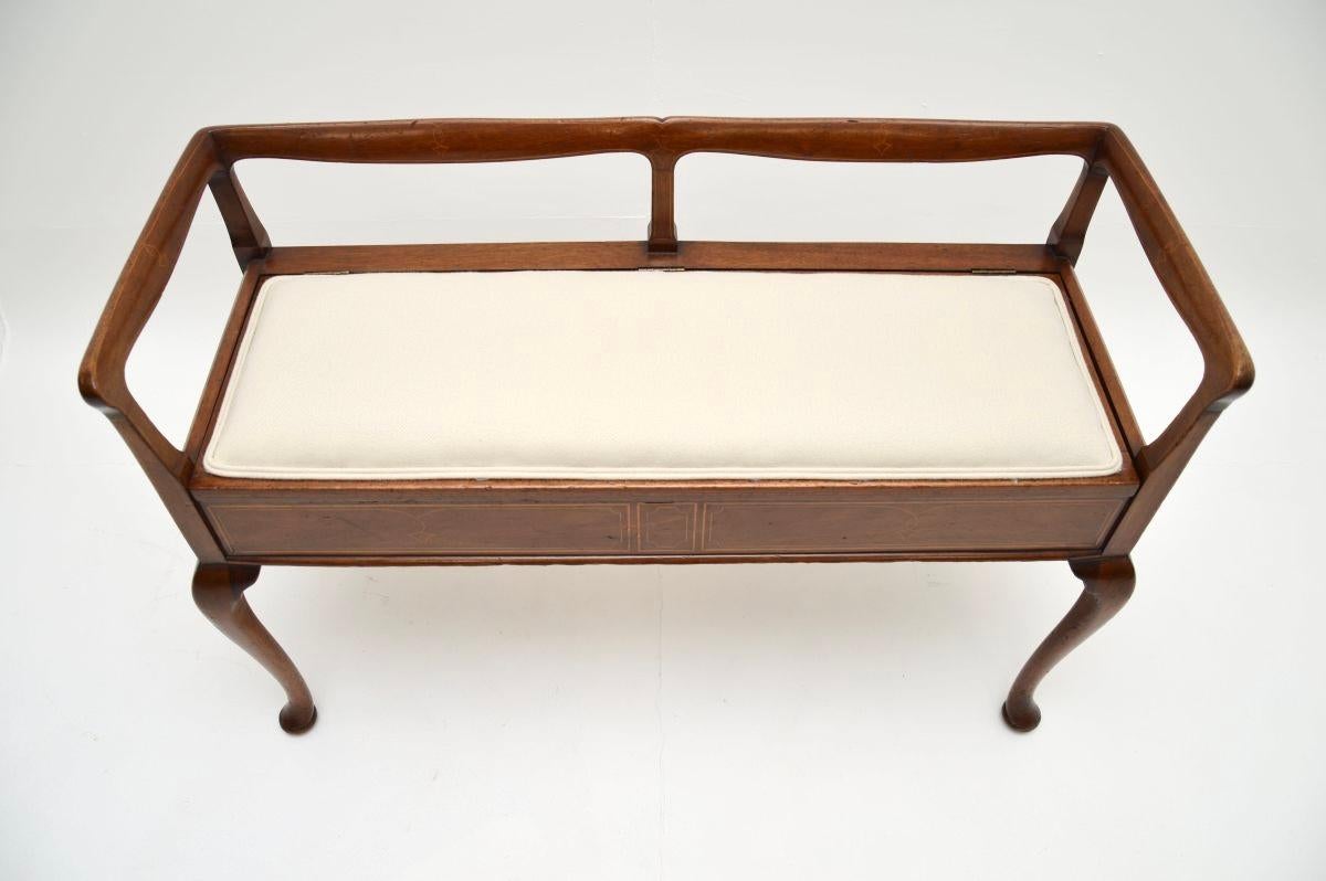 Sgabello / Panca per pianoforte Duet in stile Art Nouveau antico in vendita 3