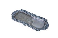 Antique Art Nouveau Duhme & Co Sterling Silver 925 Pin Tray Dish 44g 5.5"