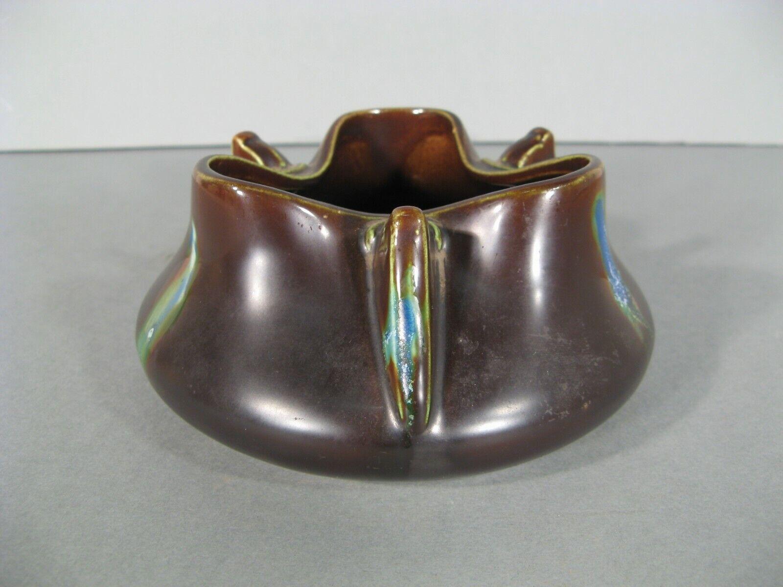 Antique Art Nouveau Faience Trinket Dish by Fives-Lille - 1Y108 In Good Condition In Bordeaux, FR