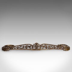 Antique Art Nouveau Fire Kerb, French, Cast Iron, Fireside Surround, circa 1920
