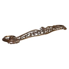 Antique Art Nouveau Fire Kerb, French, Cast Iron, Fireside Surround, circa 1920