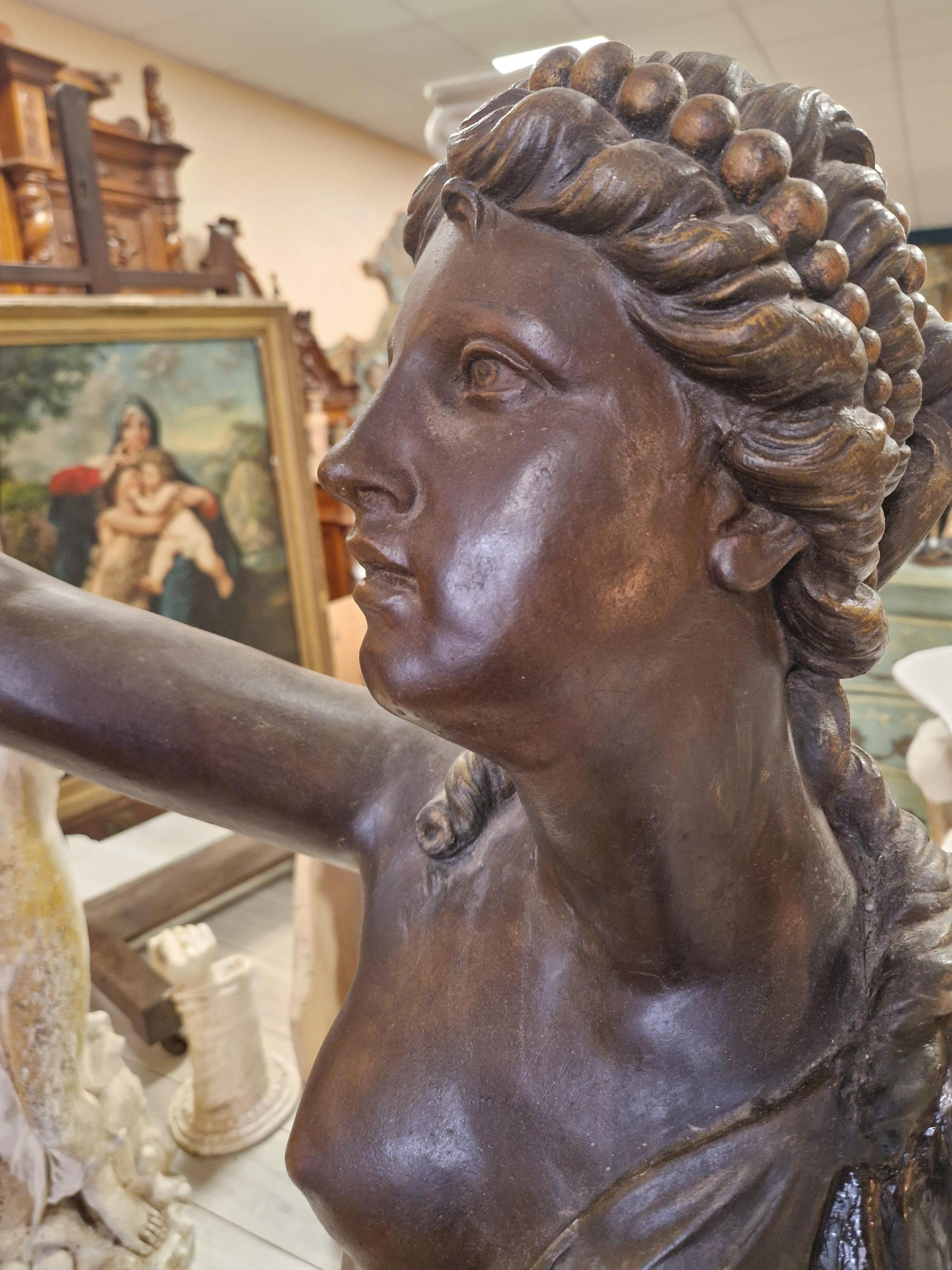 19th Century Antique Art Nouveau Floor Lamp Life Size For Sale
