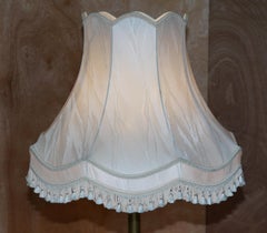 Antique Art Nouveau Floor Standing Lamp Height Adjustable Brass Sculptured Frame