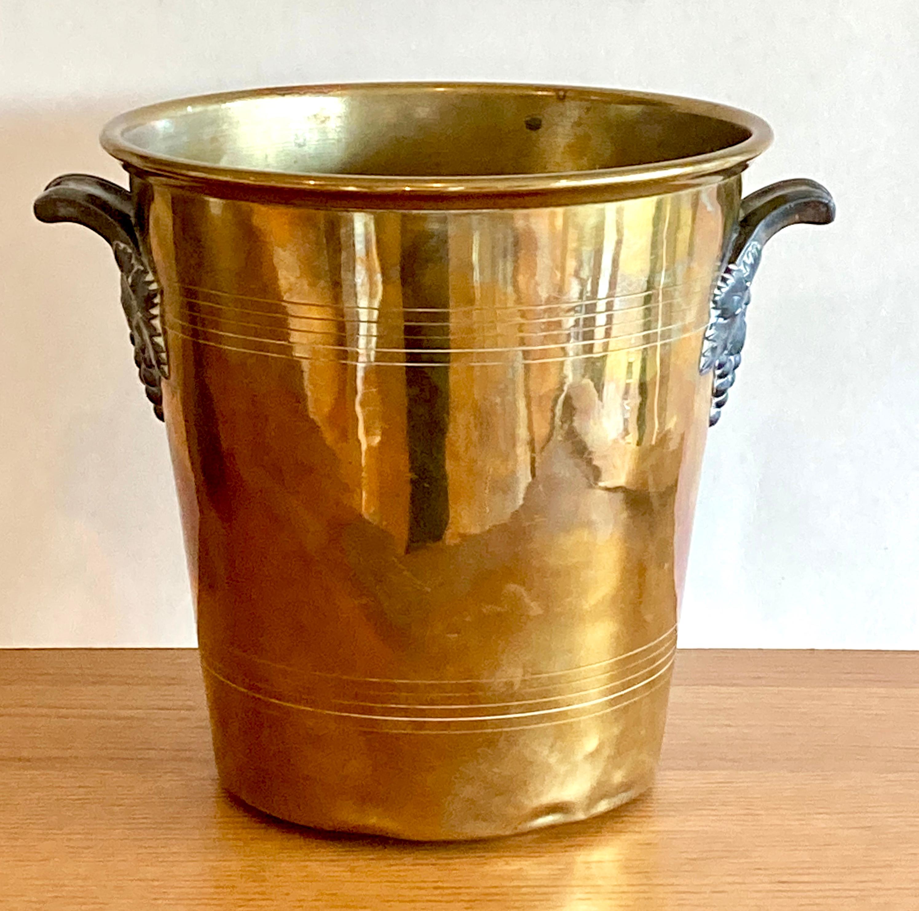 Molded Antique Art Nouveau French Champagne Bucket for Charles Heidsieck by Argit SFOA  For Sale
