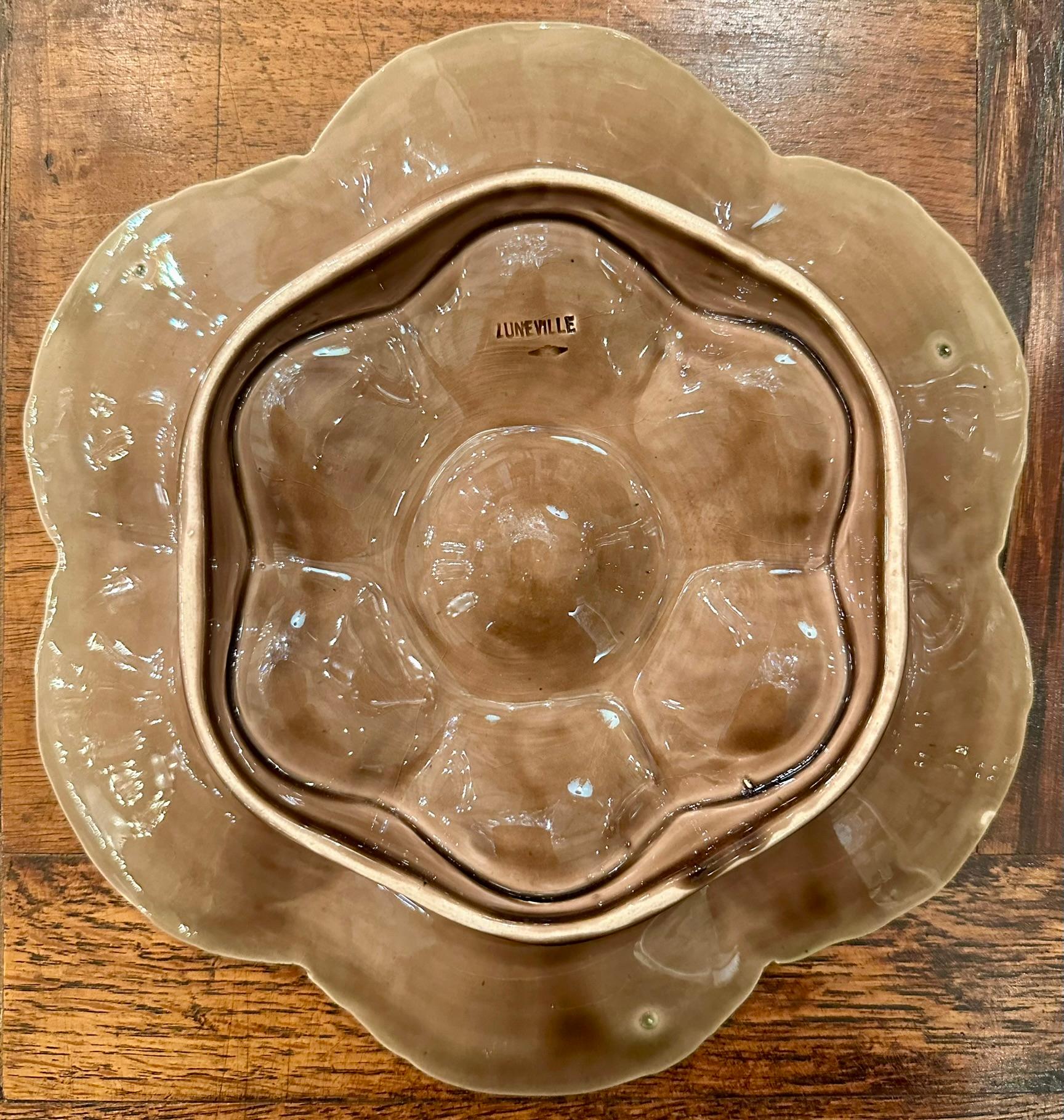 Antique Art Nouveau Period French Faience 