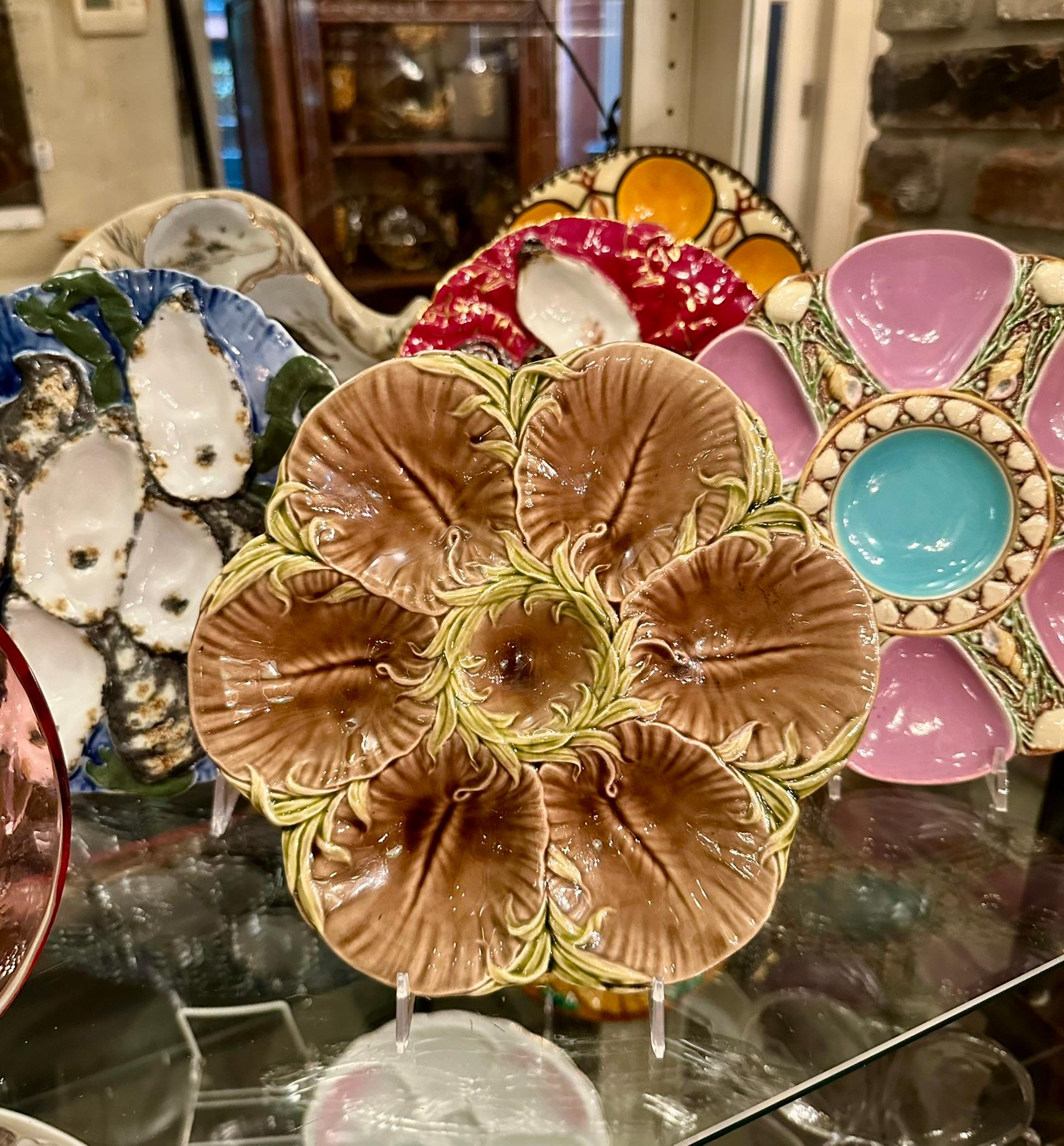 Antique Art Nouveau French Faience 
