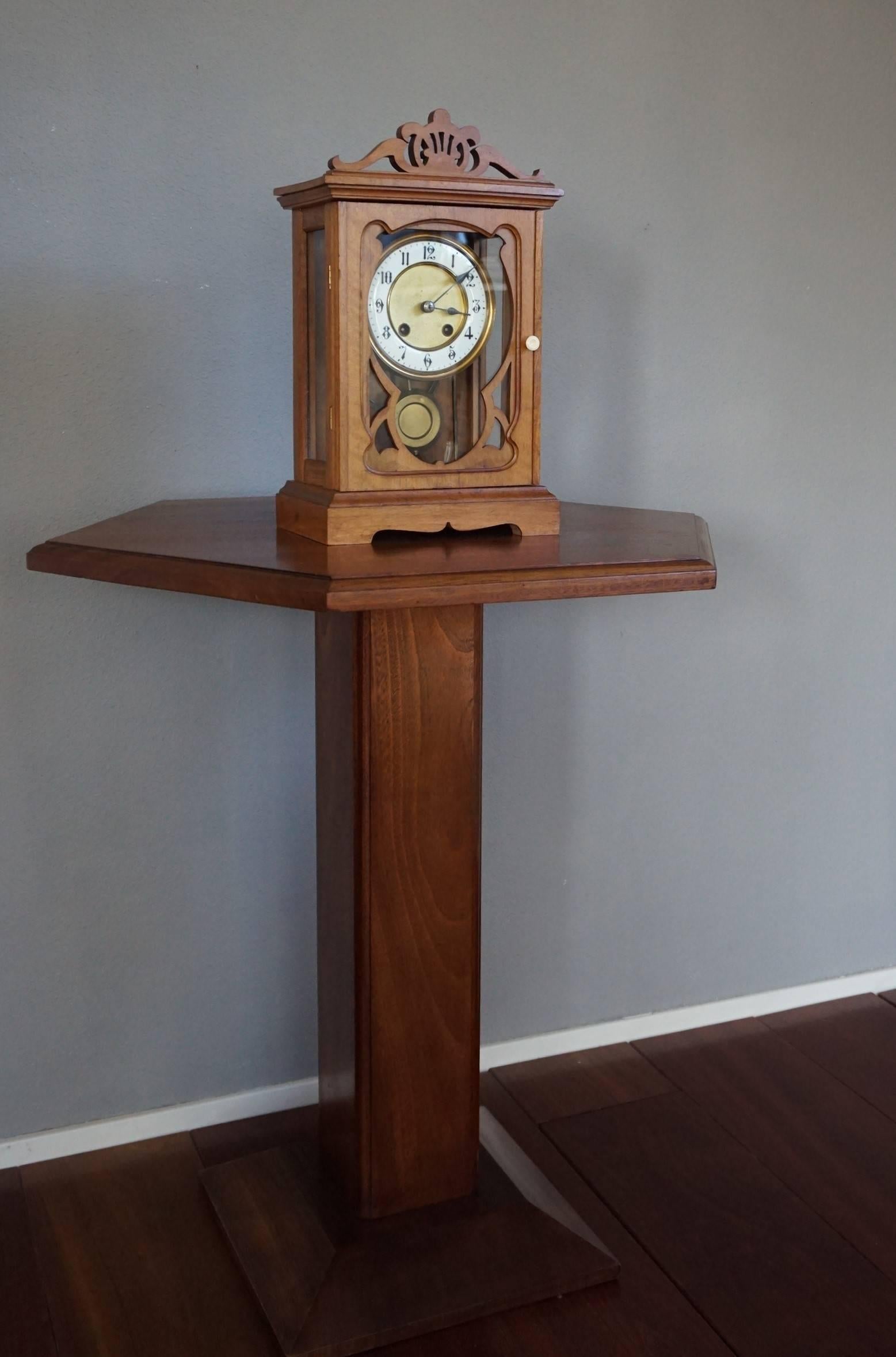arts and crafts mantel clock