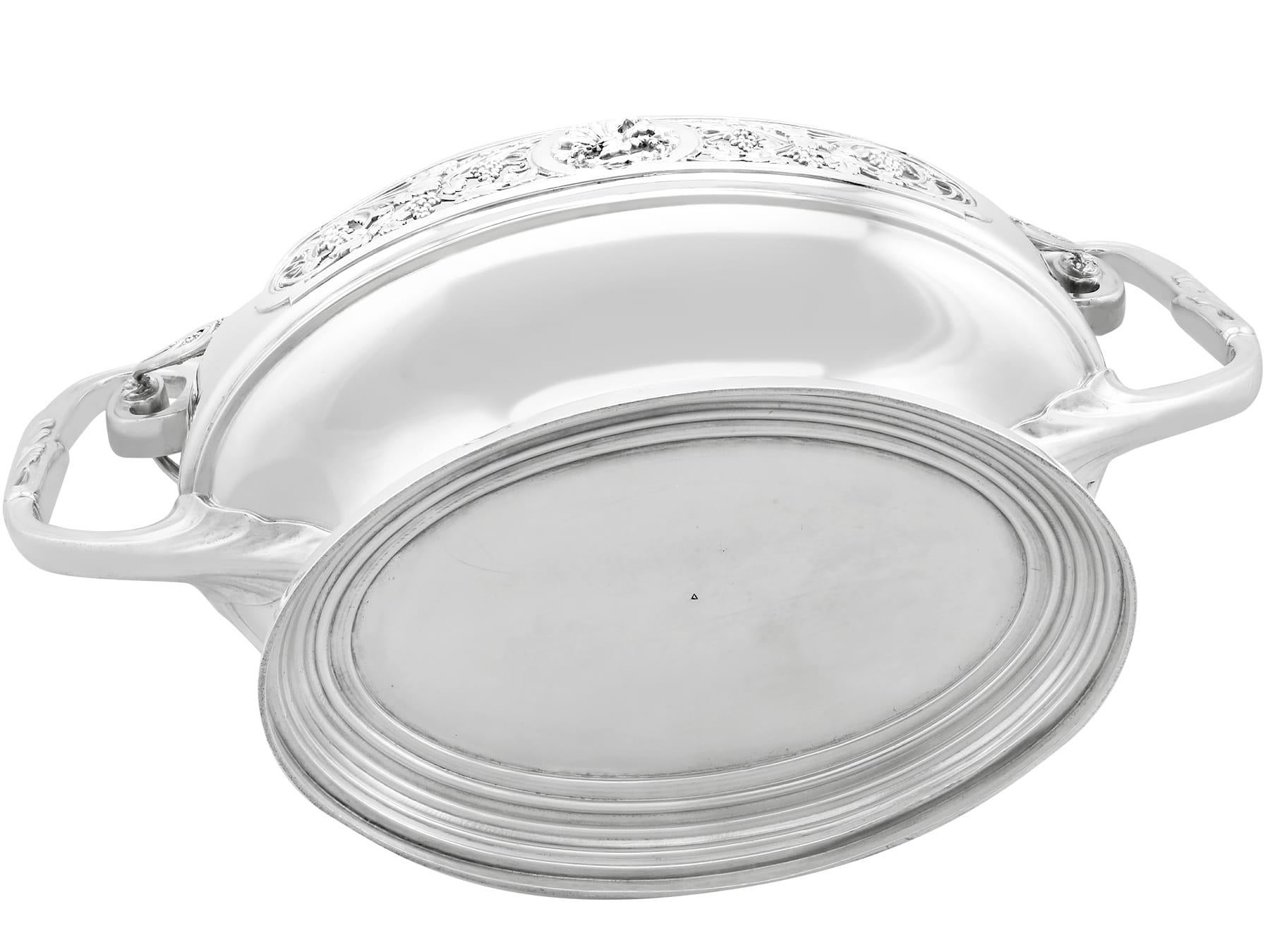 Antico centrotavola in argento tedesco Art Nouveau in vendita 7