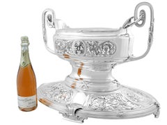 Antico centrotavola in argento tedesco Art Nouveau