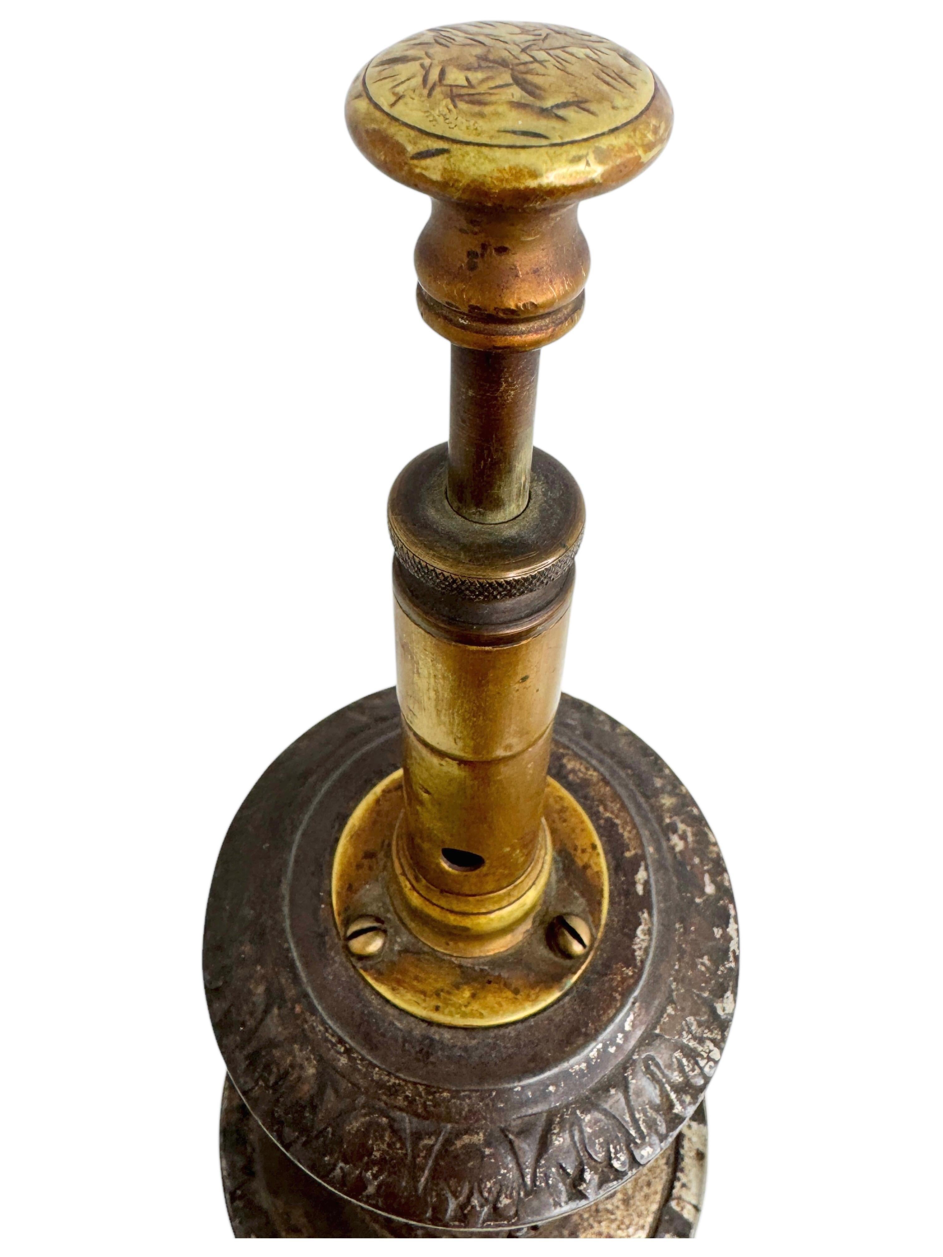 Antique Art Nouveau German Table Cigar Cutter 1900s with Cherub Angel Decoration For Sale 6