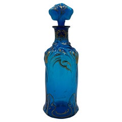 Antique Art Nouveau Glass Pharmacy Jar