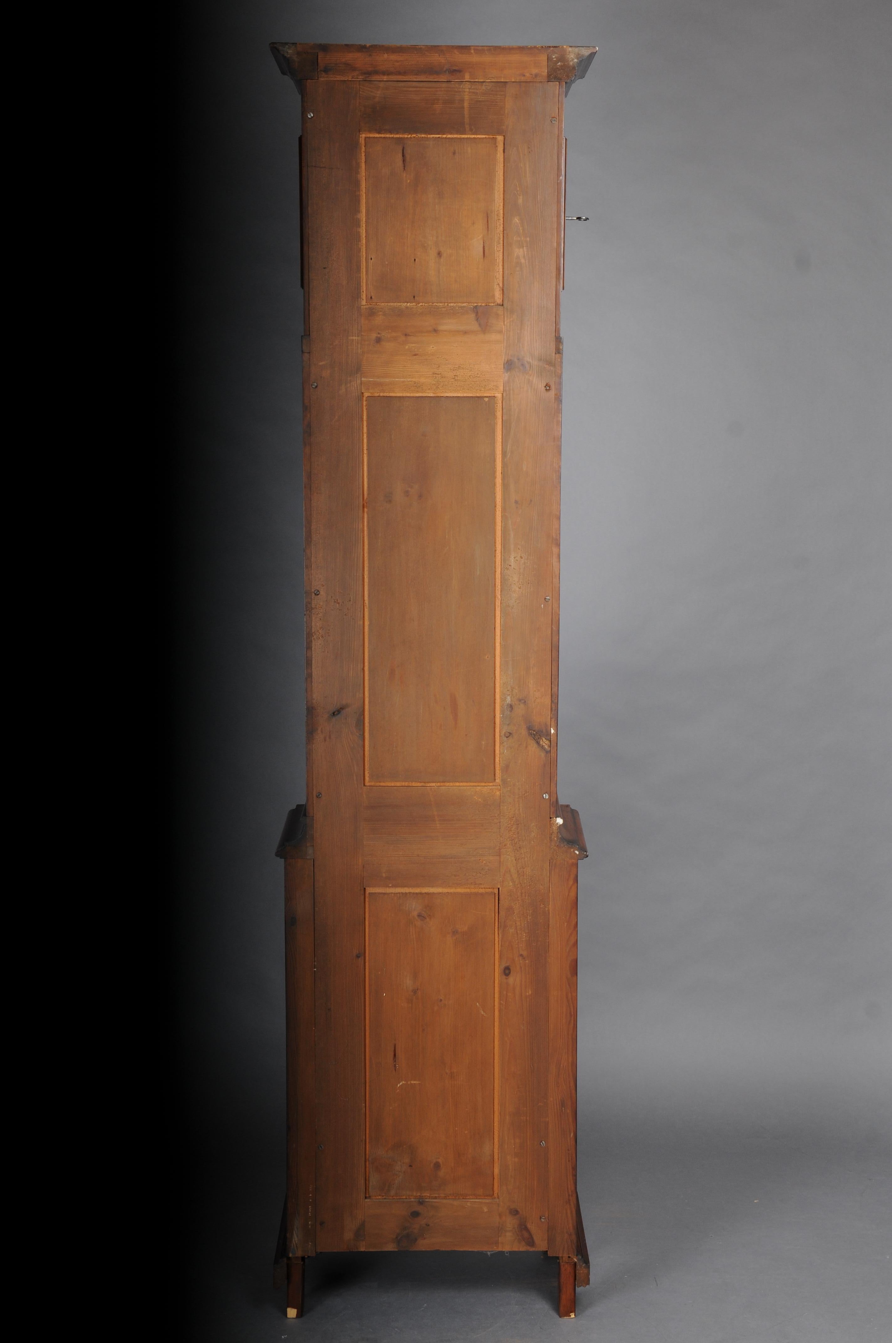 Antiguo Reloj de pie Art Nouveau, caoba Alemania, 1900 en venta 10