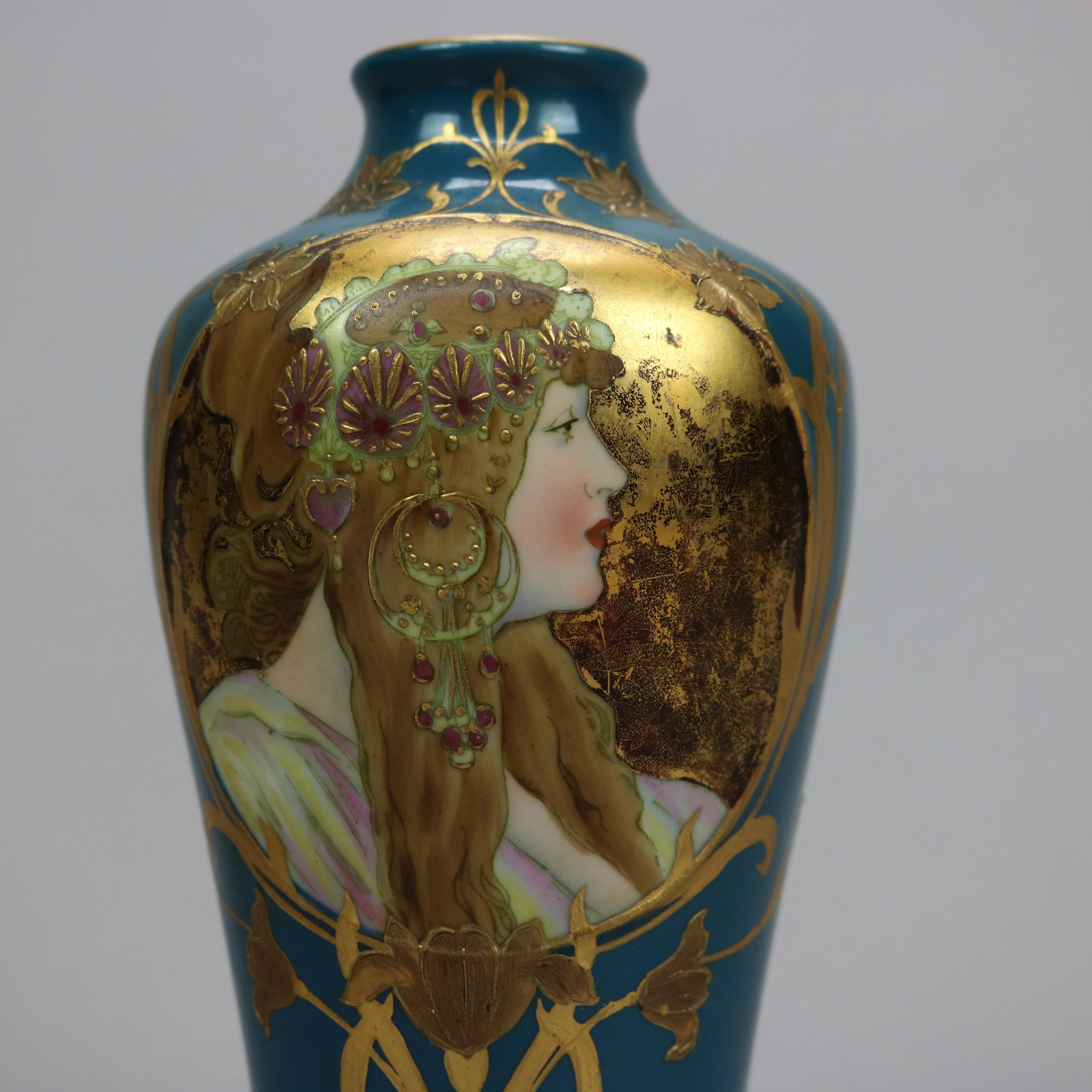 gebruder heubach vase