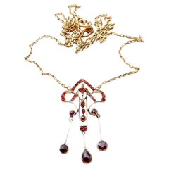 Art nouveau antique  Pendentif en or 14 carats massif 56/8,5 g