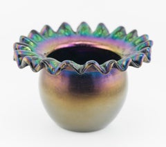 Antique Art Nouveau Jugendstil vase Freiherr von Poschinger Design Iridicend