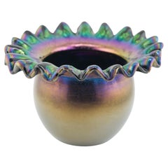Vase ancien Jugendstil Freiherr von Poschinger Design Iridicend