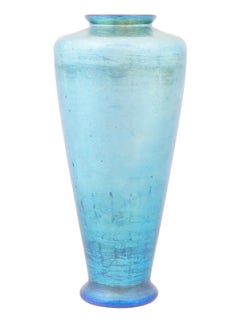 Antico vaso in vetro Favrile di Louis Comfort Tiffany in stile Liberty