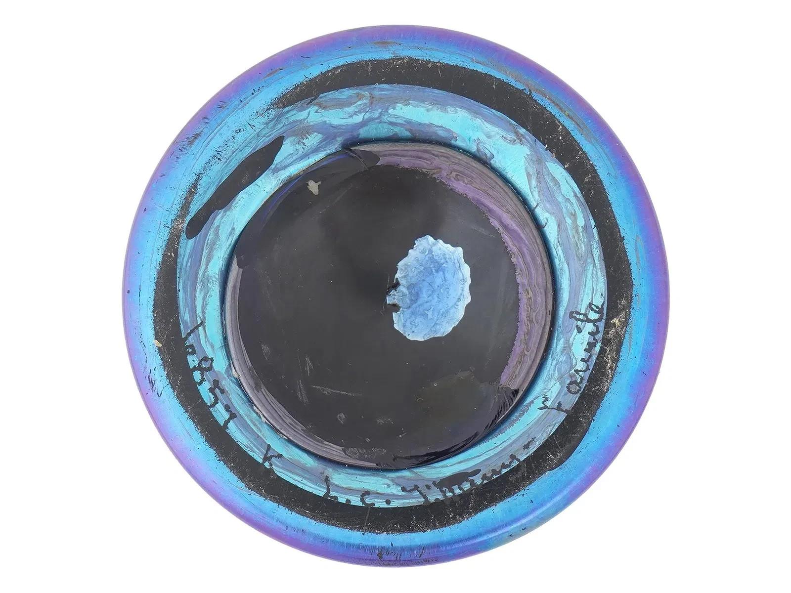 XX secolo Antico vaso in vetro Favrile di Louis Comfort Tiffany in stile Liberty in vendita