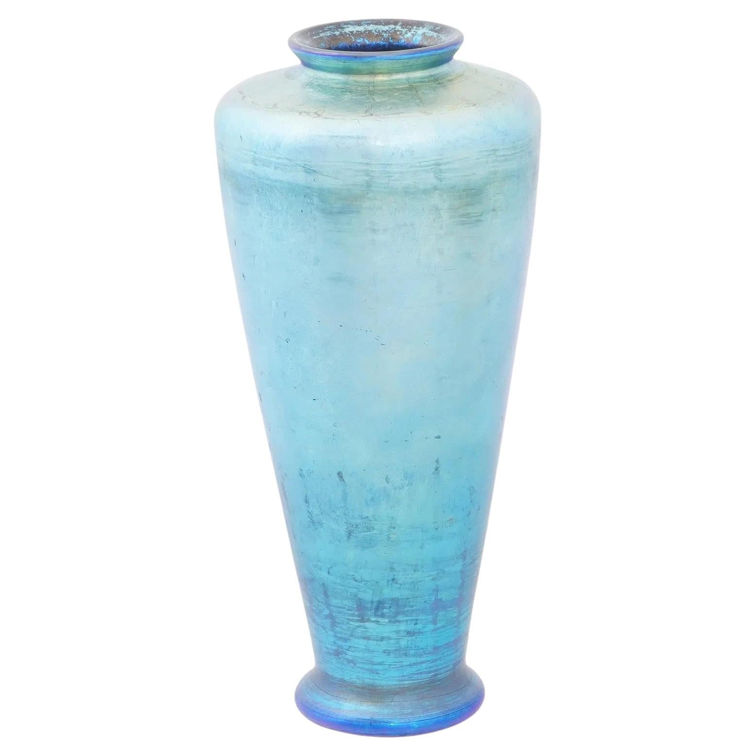 Antique Art Nouveau Louis Comfort Tiffany Favrile glass vase