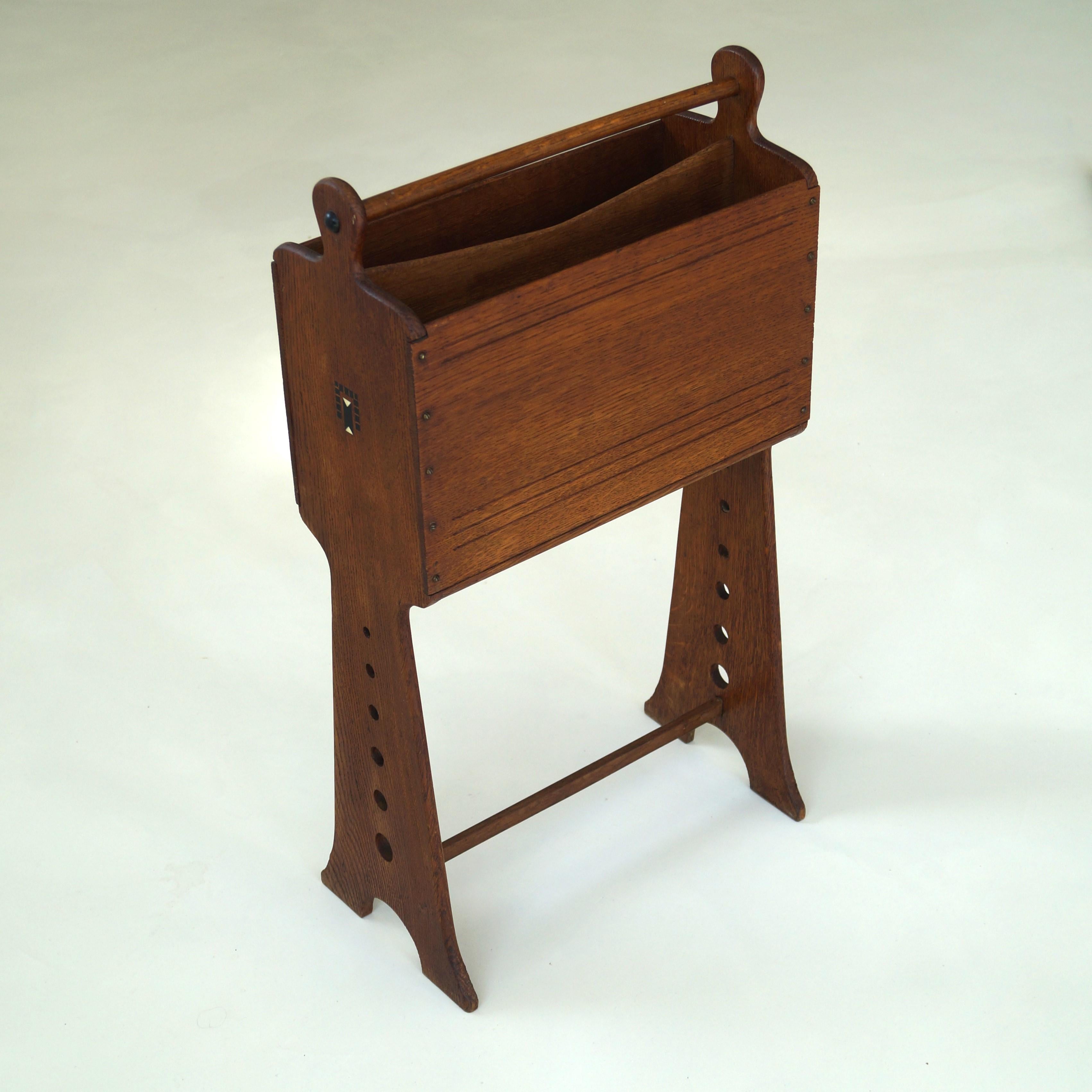 Dutch 'Nieuwe Kunst' Magazine Stand by Jac. van den Bosch, Netherlands, c. 1905 For Sale 2