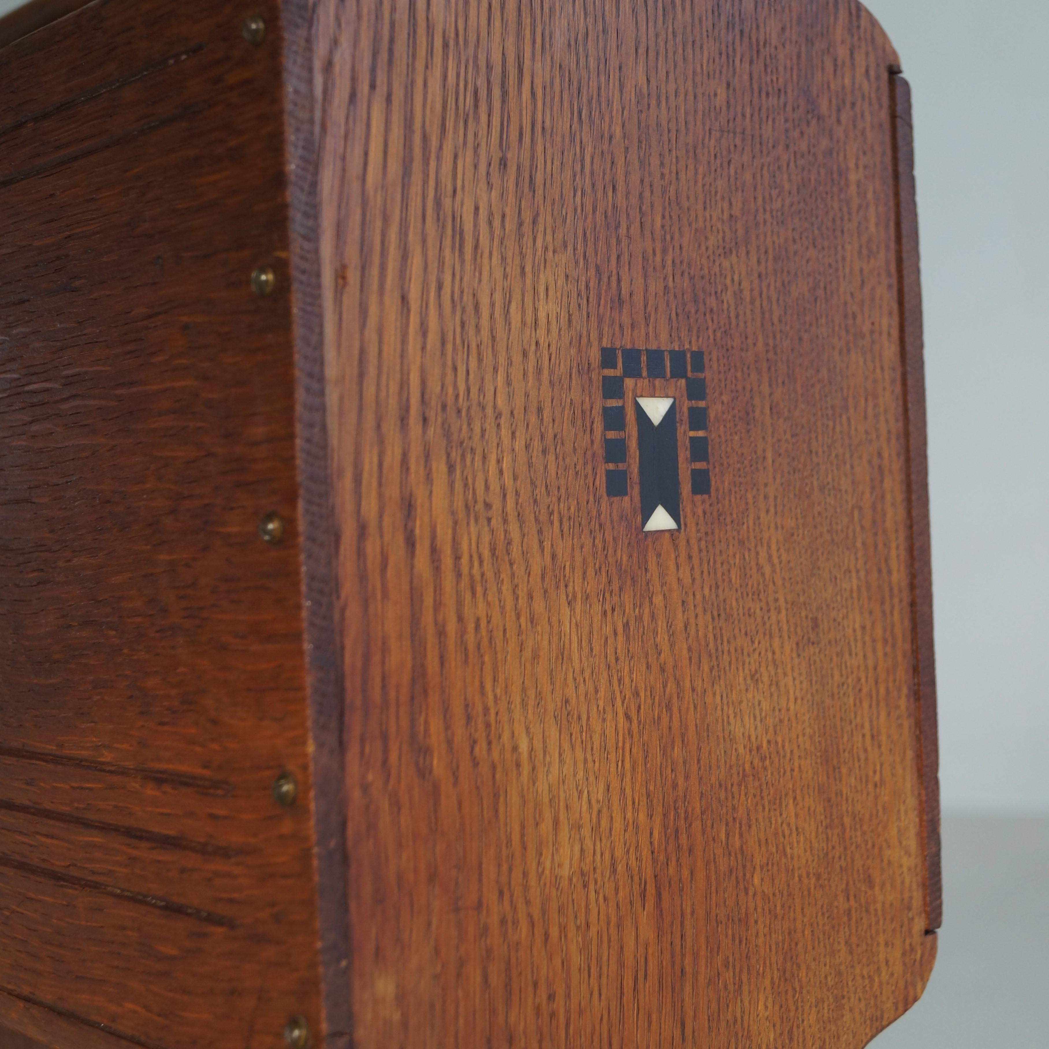 Dutch 'Nieuwe Kunst' Magazine Stand by Jac. van den Bosch, Netherlands, c. 1905 For Sale 9