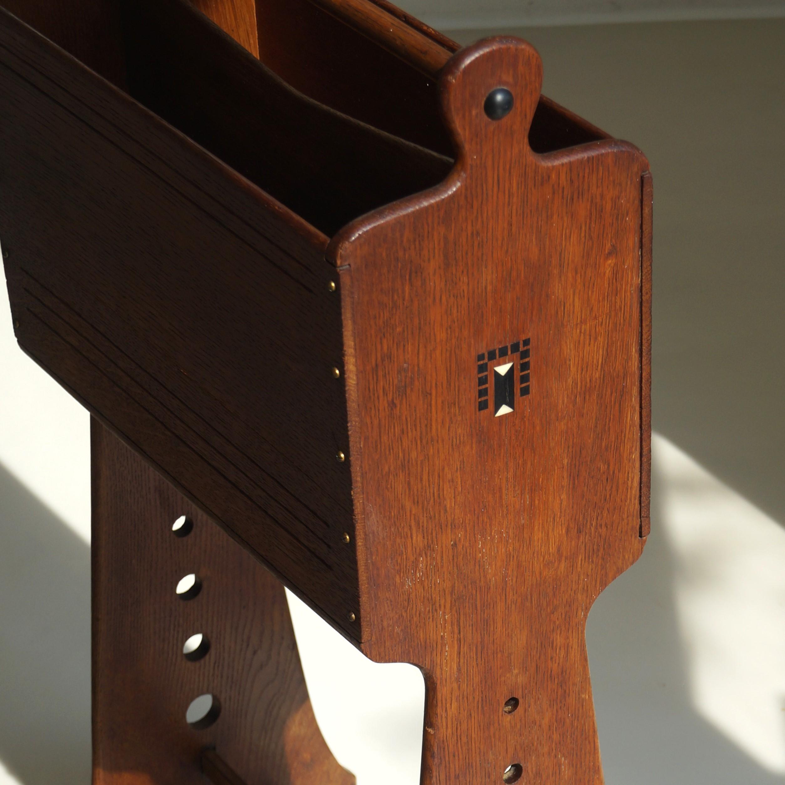 Dutch 'Nieuwe Kunst' Magazine Stand by Jac. van den Bosch, Netherlands, c. 1905 For Sale 7