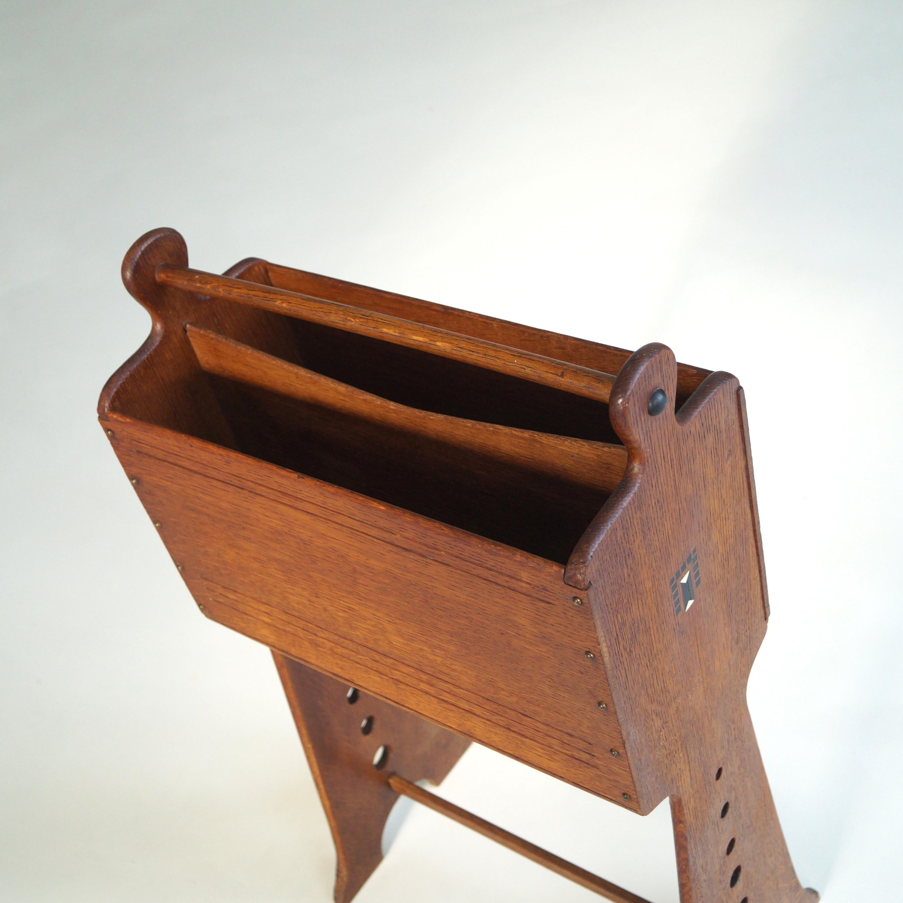 Dutch 'Nieuwe Kunst' Magazine Stand by Jac. van den Bosch, Netherlands, c. 1905 For Sale 10