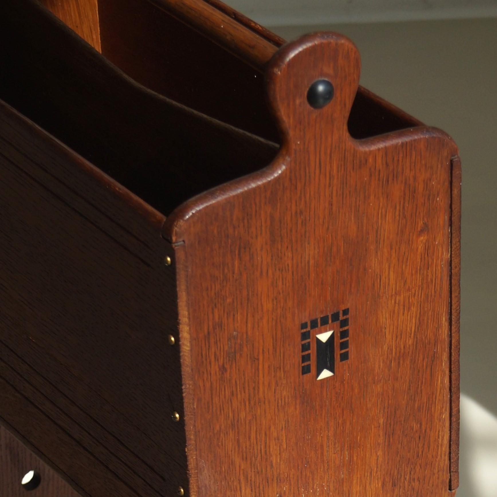 Dutch 'Nieuwe Kunst' Magazine Stand by Jac. van den Bosch, Netherlands, c. 1905 For Sale 8