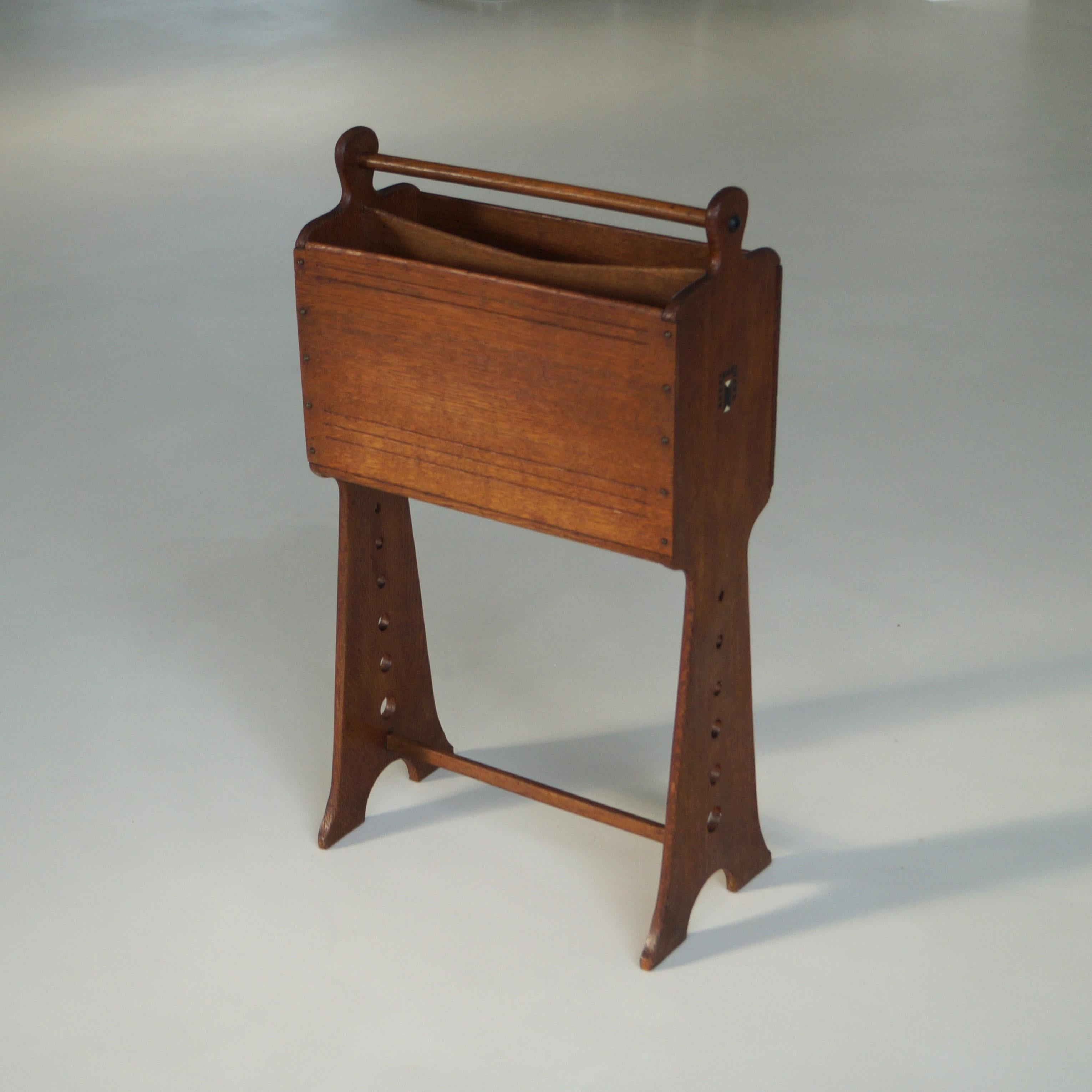 Dutch 'Nieuwe Kunst' Magazine Stand by Jac. van den Bosch, Netherlands, c. 1905 For Sale 1