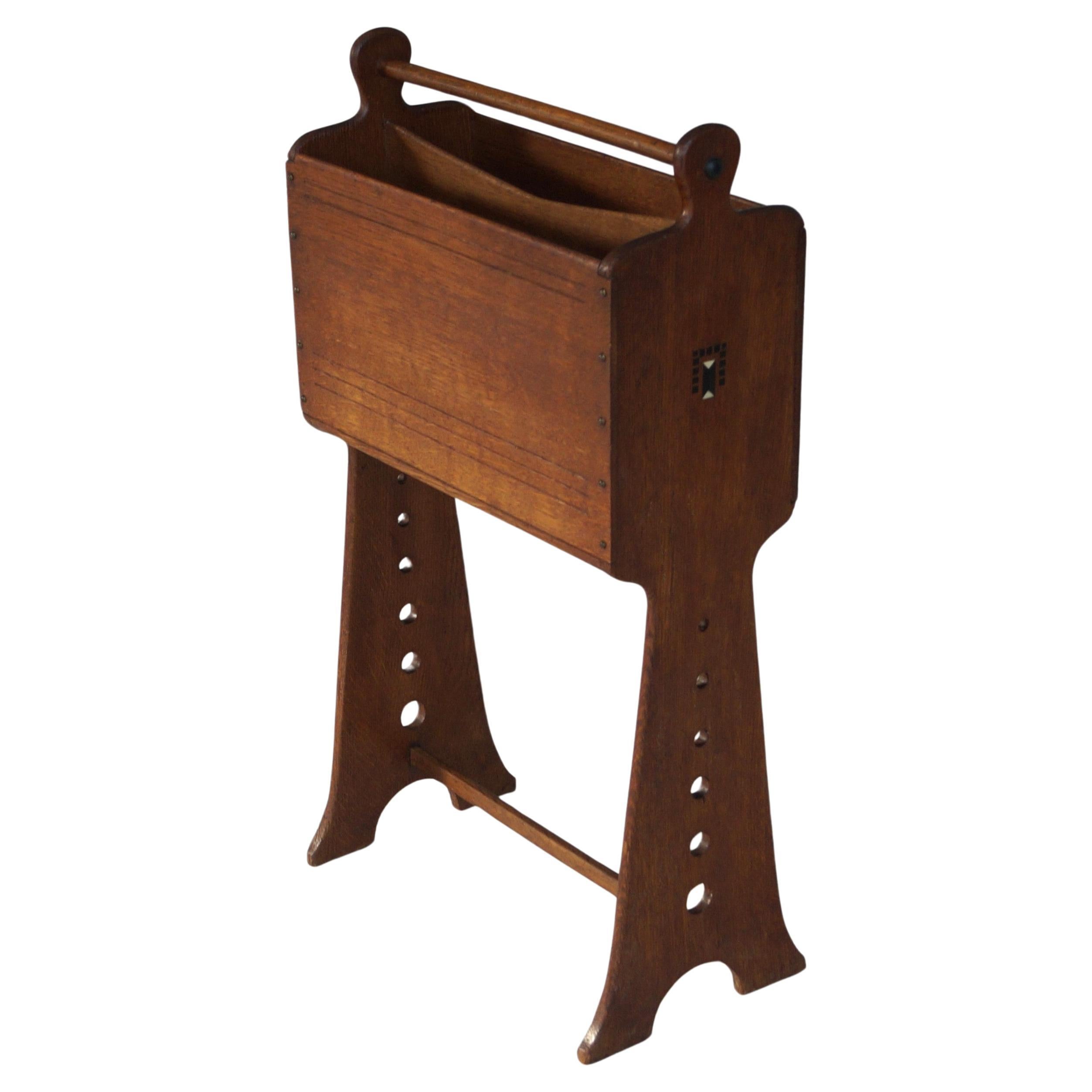 Dutch 'Nieuwe Kunst' Magazine Stand by Jac. van den Bosch, Netherlands, c. 1905 For Sale