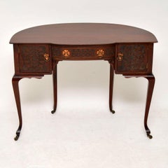 Antique Art Nouveau Mahogany Desk or Dressing Table