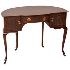Antique Art Nouveau Mahogany Desk or Dressing Table