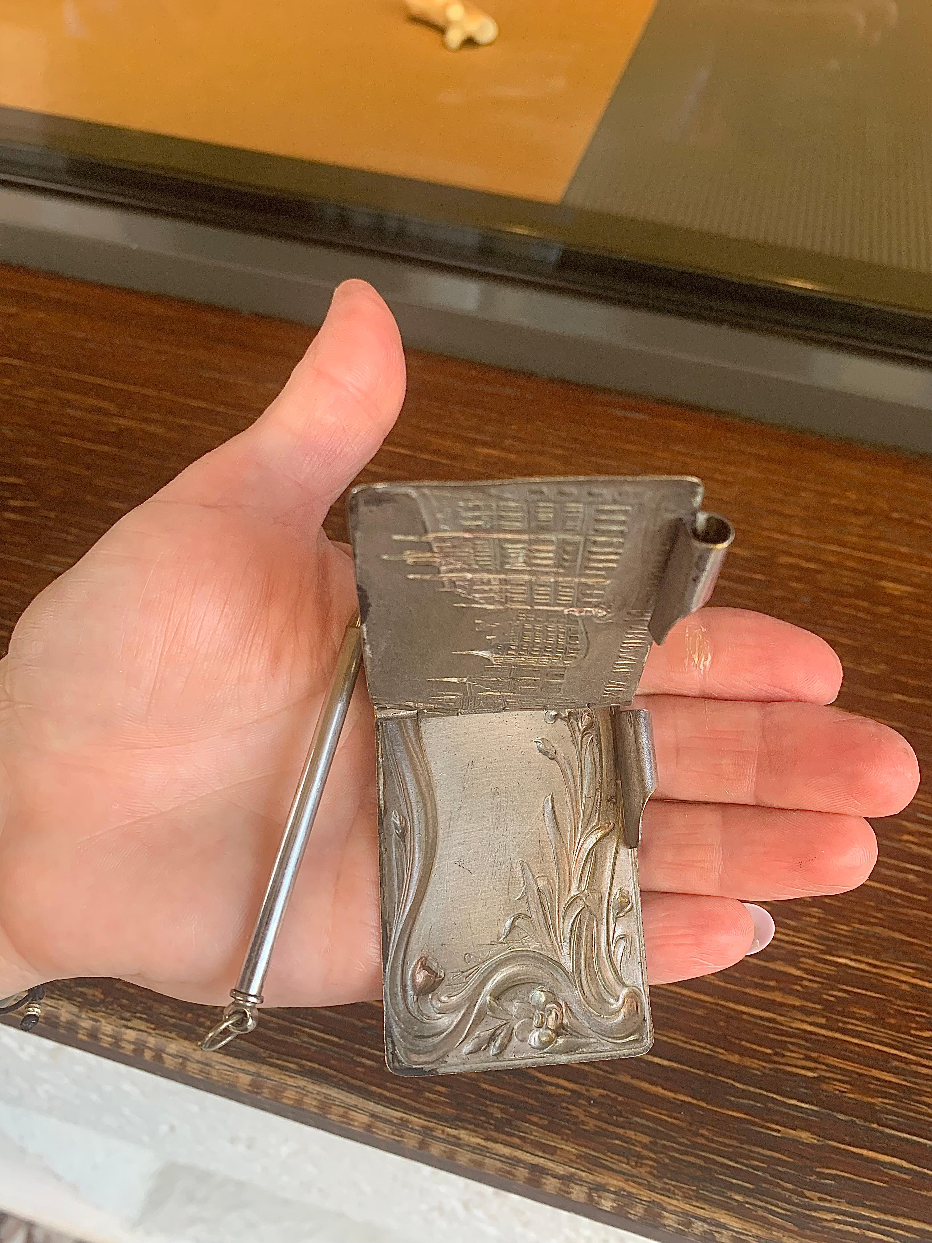 Antiguo Art Nouveau Estuche para cuaderno Munich Marienplatz München Carnet De Bal en venta 3