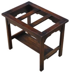 Antique Art Nouveau Oak Luggage Stand - Quality Rack from circa 1910