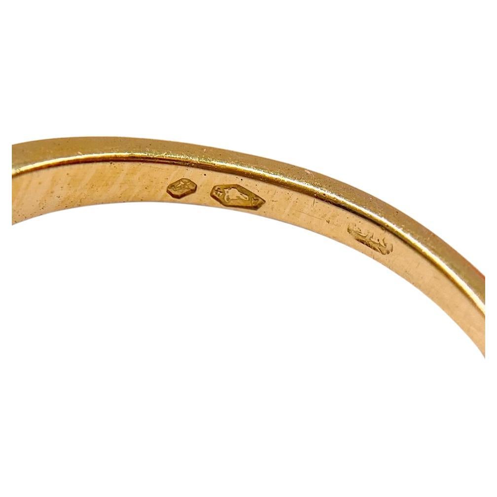 Antike Jugendstil  Alter Minenschliff Diamant Solitare Gold Ring im Zustand „Gut“ im Angebot in Cairo, EG