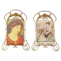 Antique Art Nouveau Pair of Photo Frames – Elegant Décor & History
