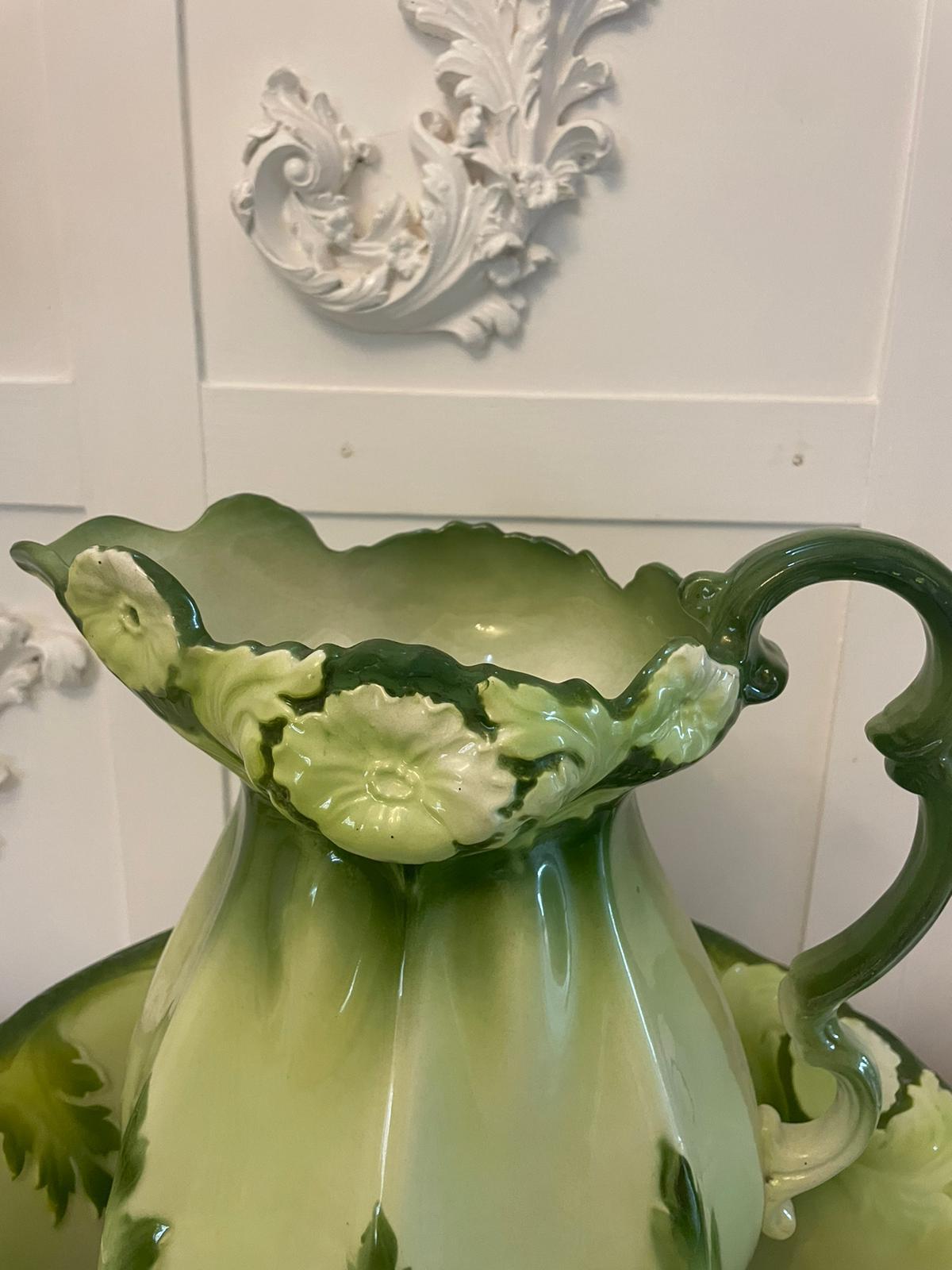 old fashioned jug and bowl