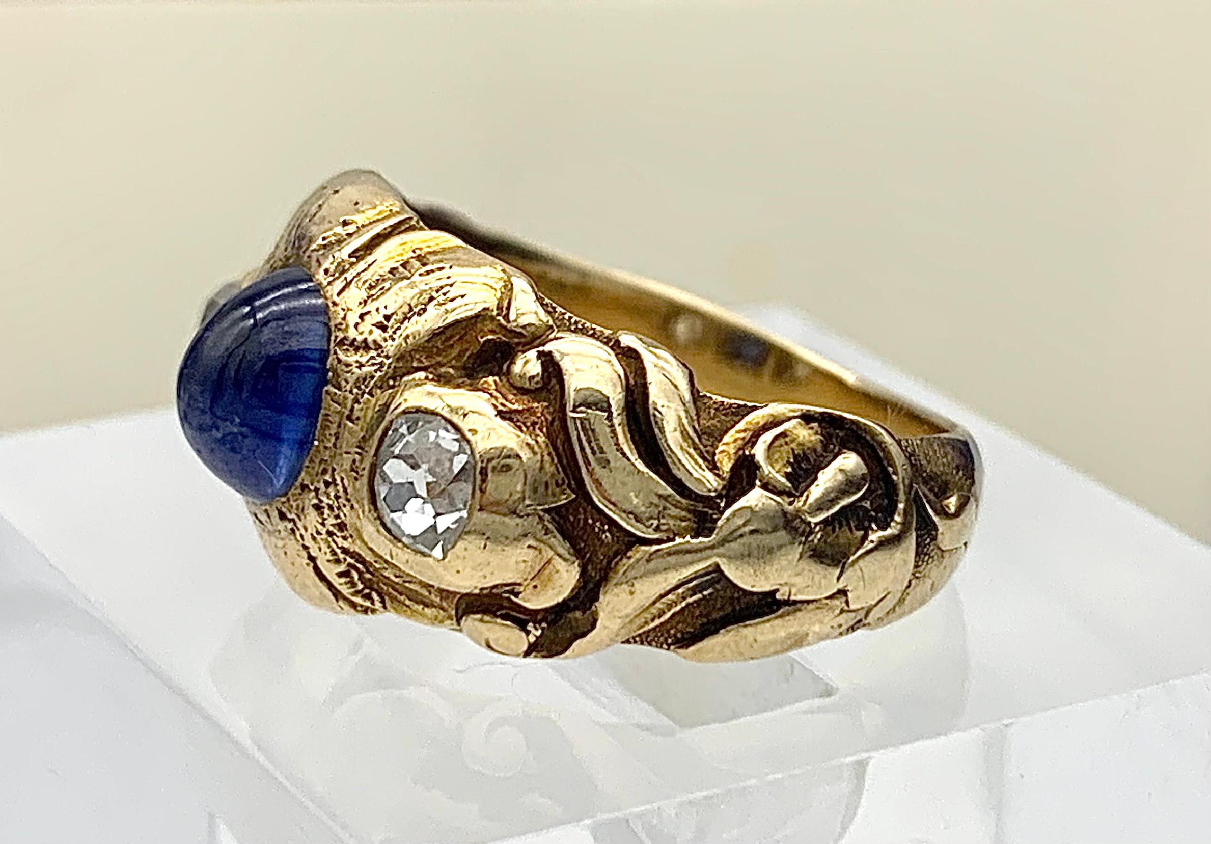ancient sapphire ring