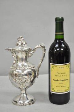 Antique Art Nouveau Rogers Smith Silver Plated Swan Coffee Creamer Small Tea Pot